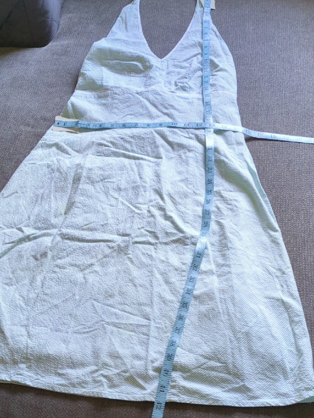Light Blue halterneck dress - Picture 6 of 9